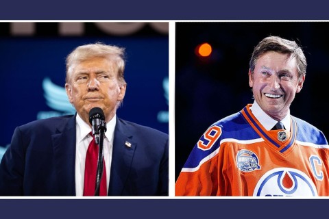 Trump urges Wayne Gretzky to challenge Justin Trudeau for Canadian Prime Minister