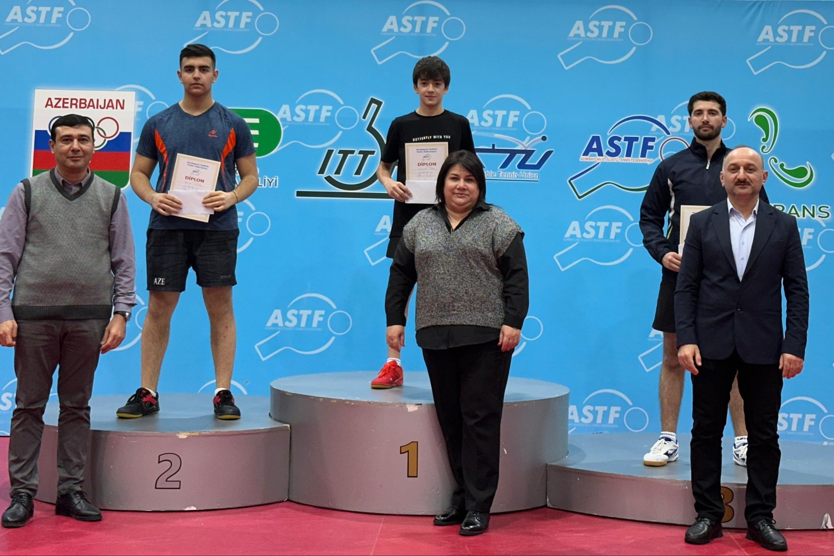 Stolüstü tennis turnirinin qalibləri müəyyənləşib - FOTO
