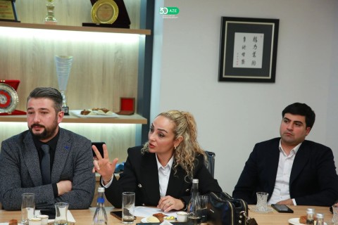 Türkiyəli qonaqlar Bakıda idman qurğularında - FOTO