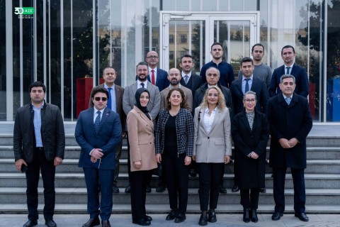 Türkiyəli qonaqlar Bakıda idman qurğularında - FOTO