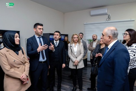 Türkiyəli qonaqlar Bakıda idman qurğularında - FOTO