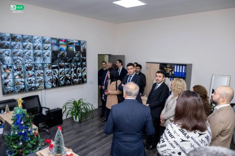 Türkiyəli qonaqlar Bakıda idman qurğularında - FOTO