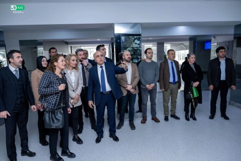 Türkiyəli qonaqlar Bakıda idman qurğularında - FOTO