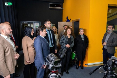 Türkiyəli qonaqlar Bakıda idman qurğularında - FOTO