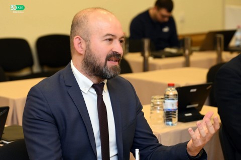 Türkiyəli qonaqlar Bakıda idman qurğularında - FOTO