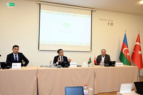 Türkiyəli qonaqlar Bakıda idman qurğularında - FOTO
