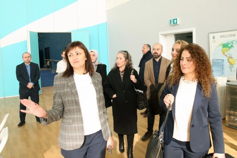 Türkiyəli qonaqlar Bakıda idman qurğularında - FOTO