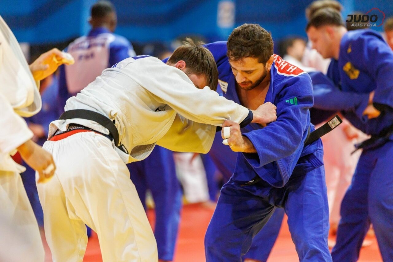 Azerbaijani judo champions train at EJU camp in Austria - PHOTO