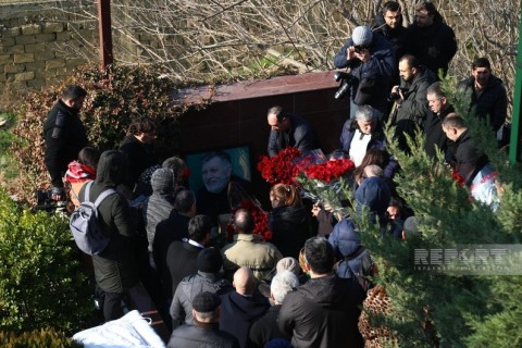Vugar Gashimov’s father, colonel Gasim Gashimov laid to rest - UPDATED - PHOTO