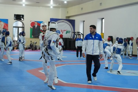 Azerbaijan's taekwondo youth team kicks off 2025 training camp in Baku