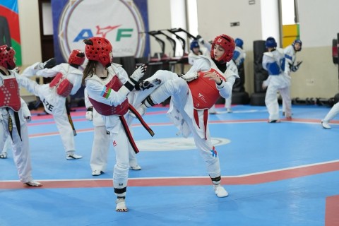 Azerbaijan's taekwondo youth team kicks off 2025 training camp in Baku