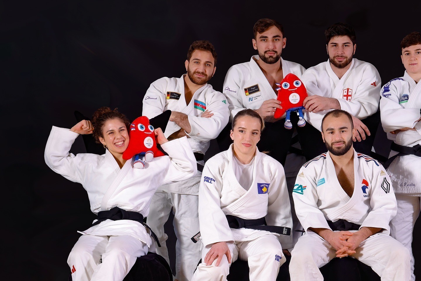 Heydarov and Kotsoiev join Paris 2024 Champions for exclusive photoshoot