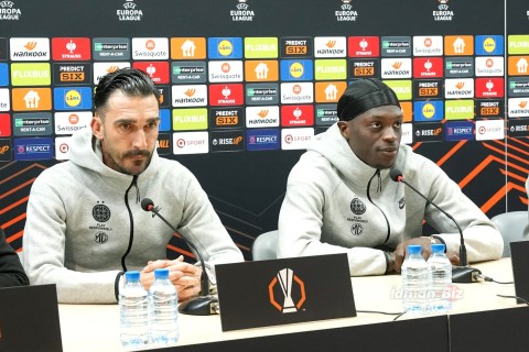 FCSB-nin müdafiəçisi: "Bakıya qələbə üçün gəlmişik" - FOTO