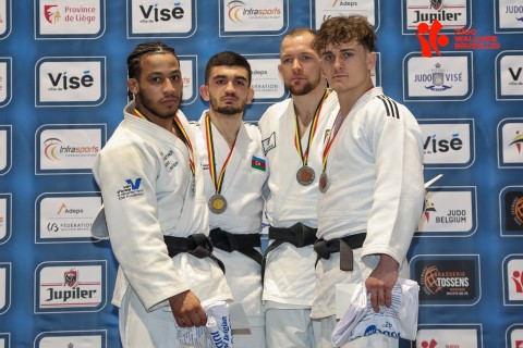 Azerbaijan's judo team clinches six medals at Belgian Open, finishing second