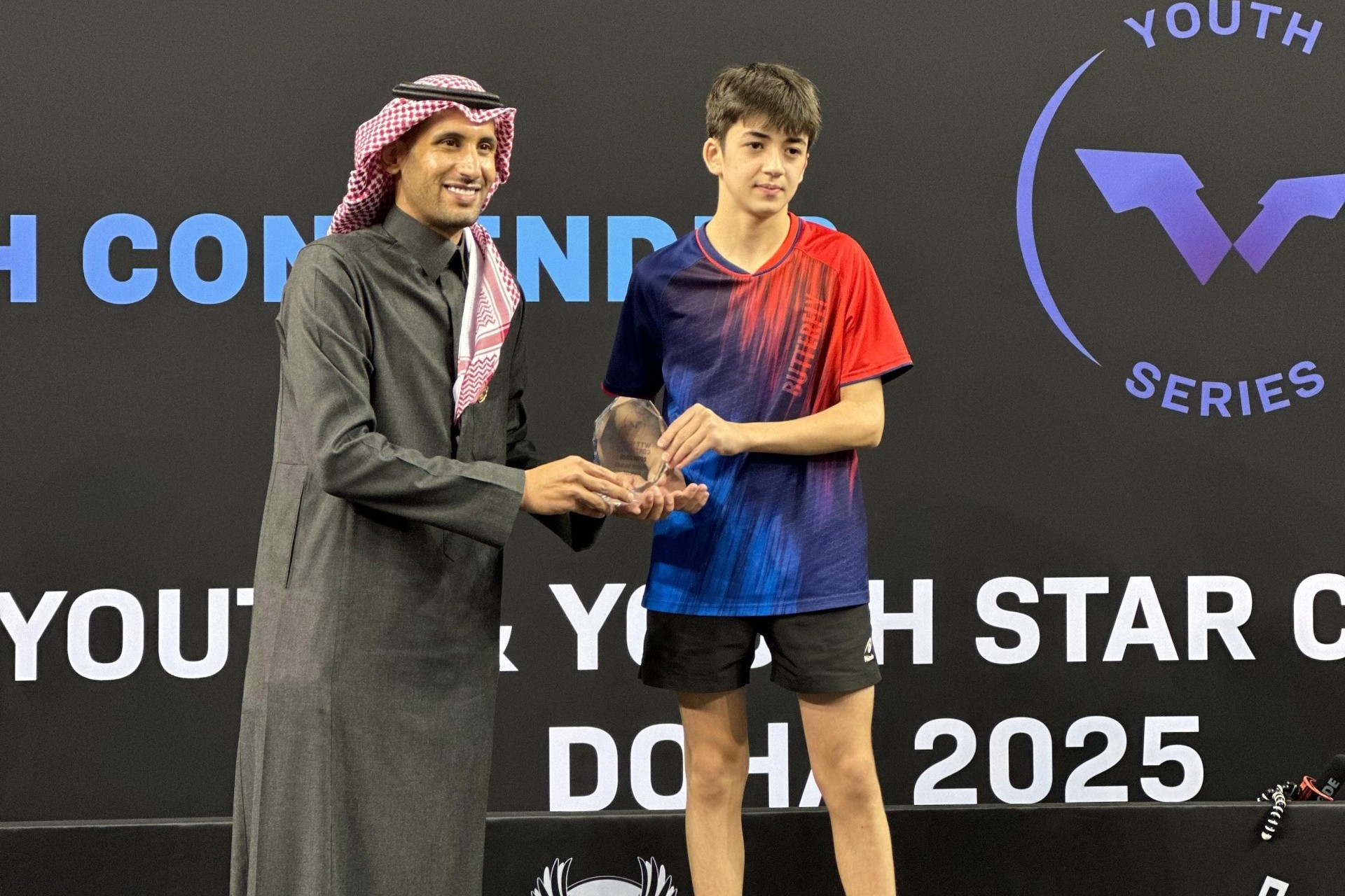 Azerbaijani table tennis player wins silver at WTT Youth Contender Doha 2025
