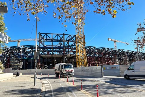"Camp Nou"da işlər davam edir - SON GÖRÜNTÜLƏR - FOTO