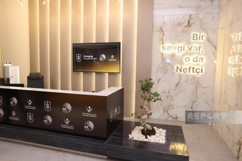 "Neftçi"nin təmiri davam edən Futbol Mərkəzindən FOTO