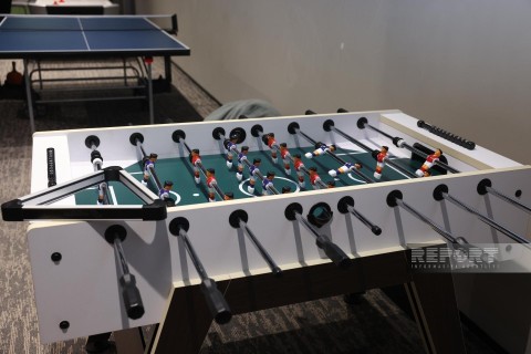 "Neftçi"nin təmiri davam edən Futbol Mərkəzindən FOTO