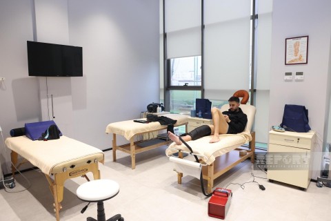 "Neftçi"nin təmiri davam edən Futbol Mərkəzindən FOTO