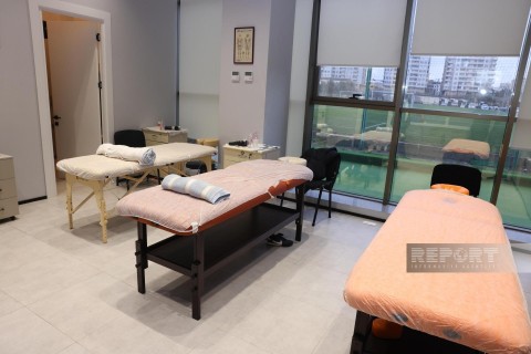 "Neftçi"nin təmiri davam edən Futbol Mərkəzindən FOTO