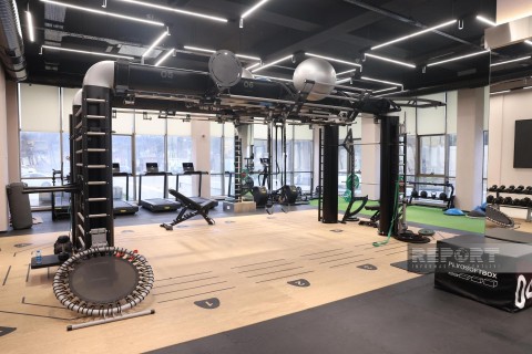 "Neftçi"nin təmiri davam edən Futbol Mərkəzindən FOTO