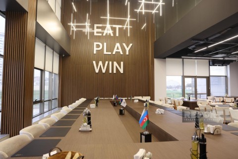 "Neftçi"nin təmiri davam edən Futbol Mərkəzindən FOTO