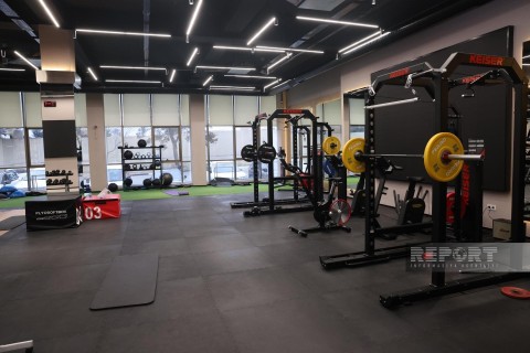 "Neftçi"nin təmiri davam edən Futbol Mərkəzindən FOTO