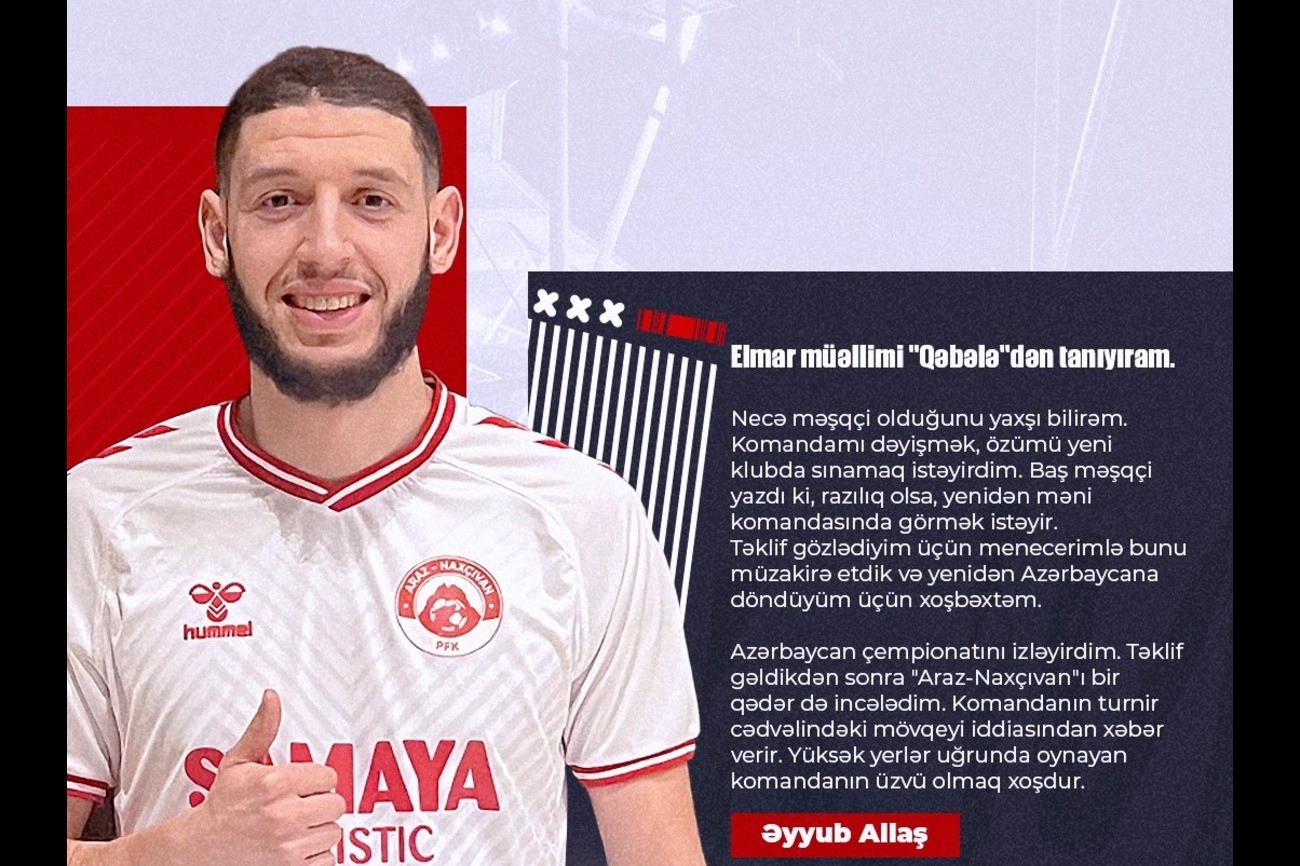 Əyyub Allaş "Araz-Naxçıvan"ı niyə seçib?