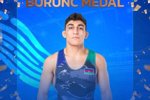 Güləşçimiz Zaqrebdə qızıl medal qazanıb - FOTO