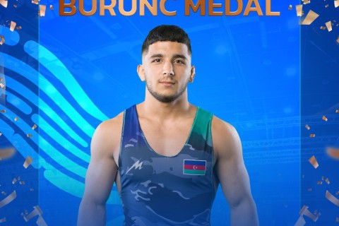 Güləşçimiz Zaqrebdə qızıl medal qazanıb - FOTO