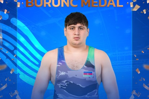 Güləşçimiz Zaqrebdə qızıl medal qazanıb - FOTO