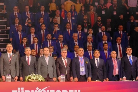 Azərbaycan Taekvondo Federasiyasına xatirə hədiyyəsi təqdim olunub - FOTO