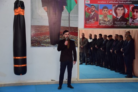 Cəlilabadda boks zalı fəaliyyətə başlayıb