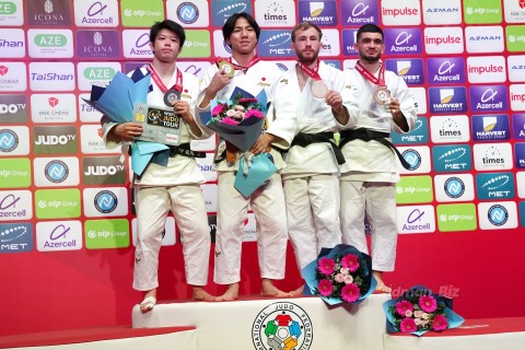 "Böyük Dəbilqə": Əhməd Yusifov və Elşən Əsədov bürünc medal qazanıb - FOTO