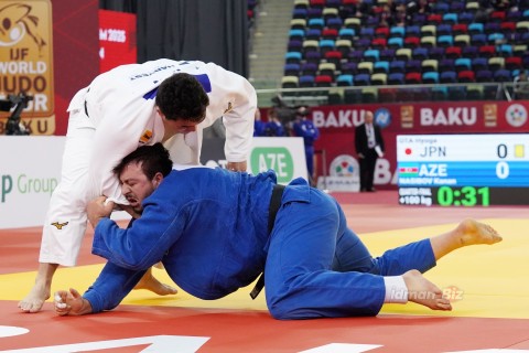 "Böyük Dəbilqə" - cüdoçularımız daha ağır çəkilərdə medal qazana bilməyiblər  - FOTO