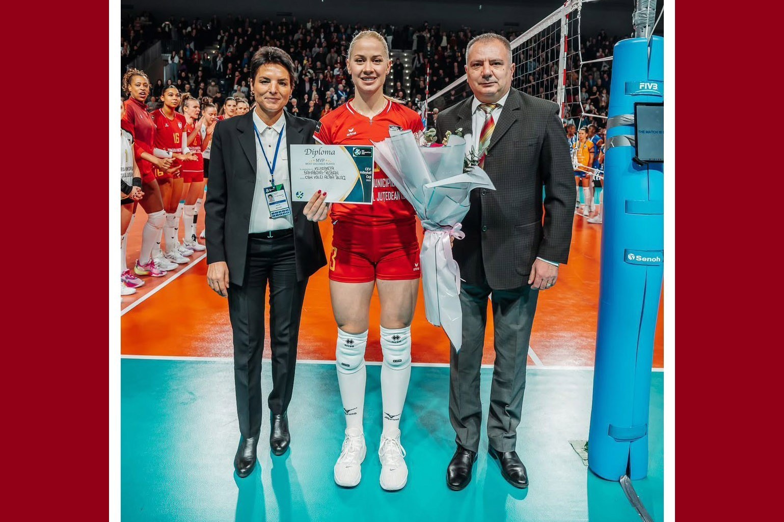 Voleybolçularımız CEV kubokunun yarımfinalında