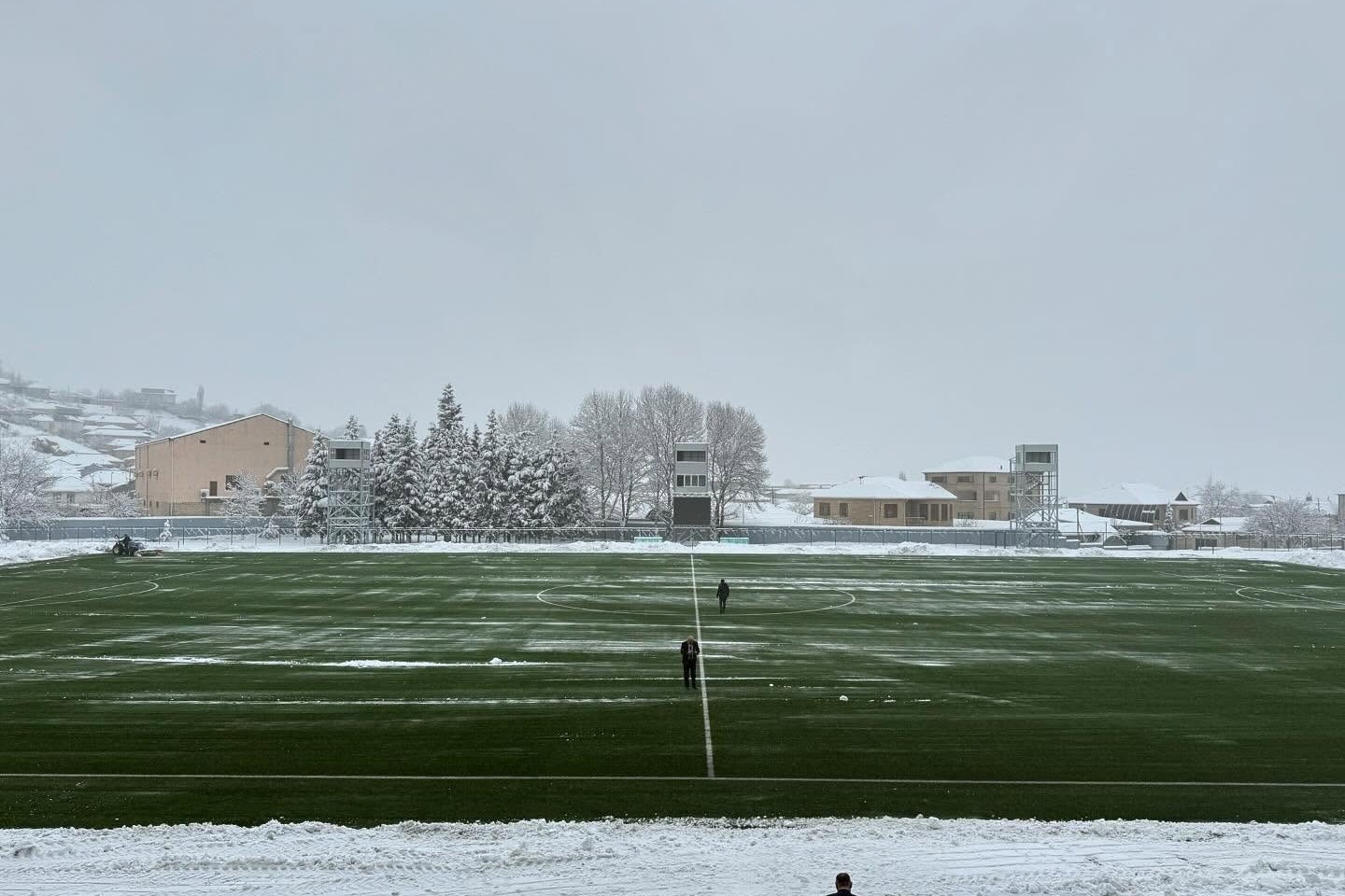 Şamaxı stadionundan son görüntülər - FOTO