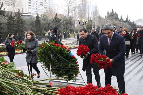 Ministry of Youth and Sports pays tribute to the victims of the Khojaly massacre - PHOTO