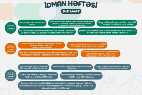 Sports Week begins in Azerbaijan