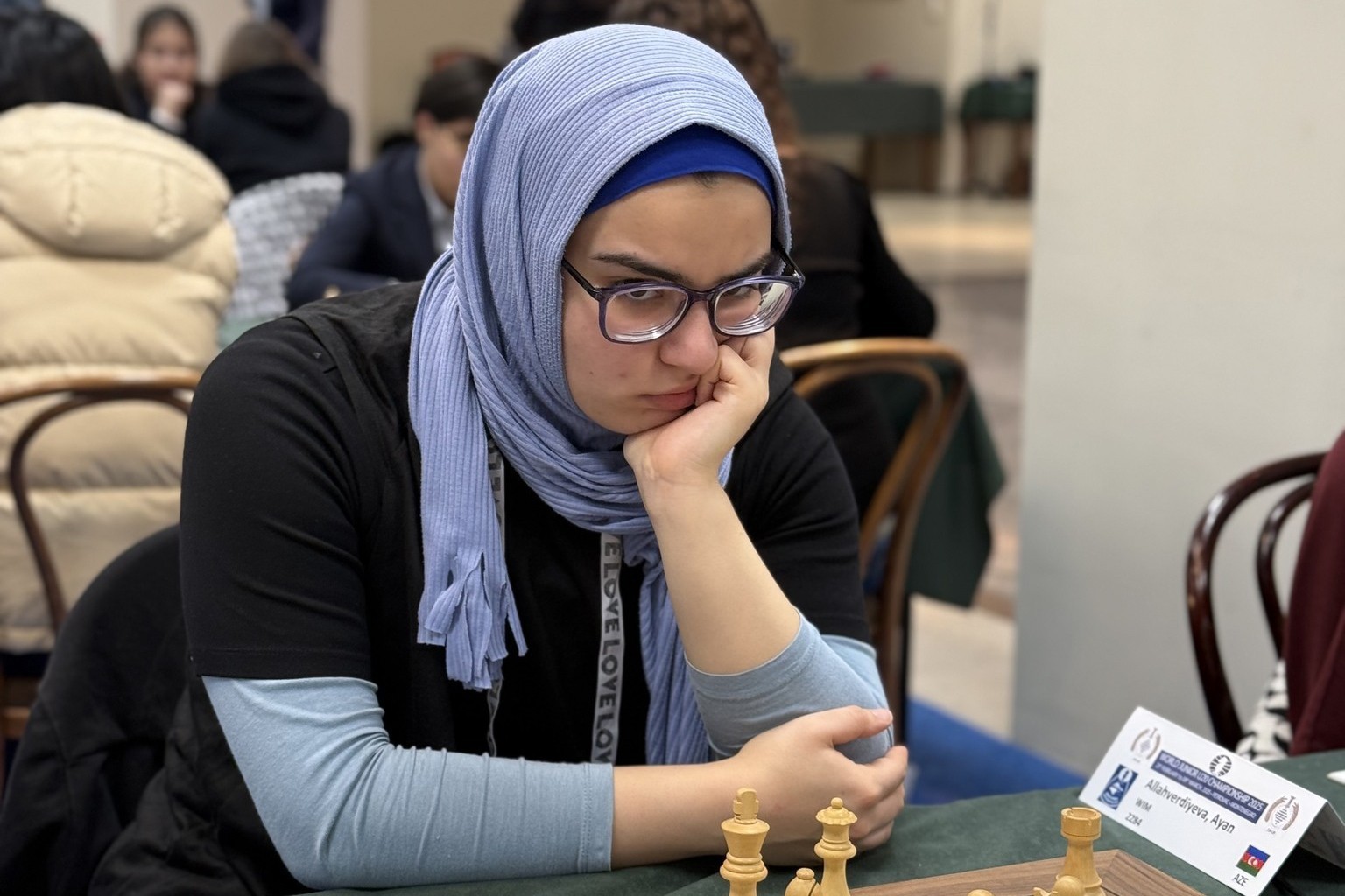 Ayan Allahverdiyeva dünya çempionatının liderləri sırasında