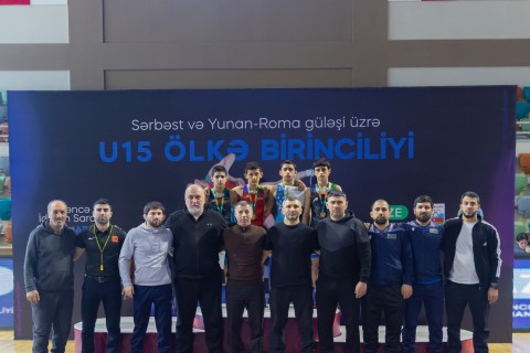 Güləş üzrə Azərbaycan birinciliyinə yekun vurulub - FOTO