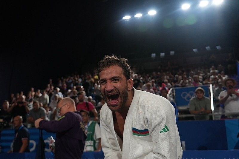 Olimpiya çempionu Hidayət Heydərov ata olacaq - FOTO