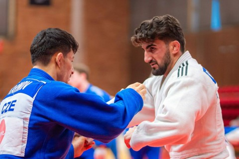 Azerbaijani judokas continue training at the Olympic training camp - PHOTO