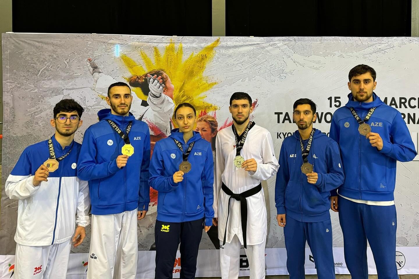 Азербайджанские тхэквондисты завоевали медали в Бельгии