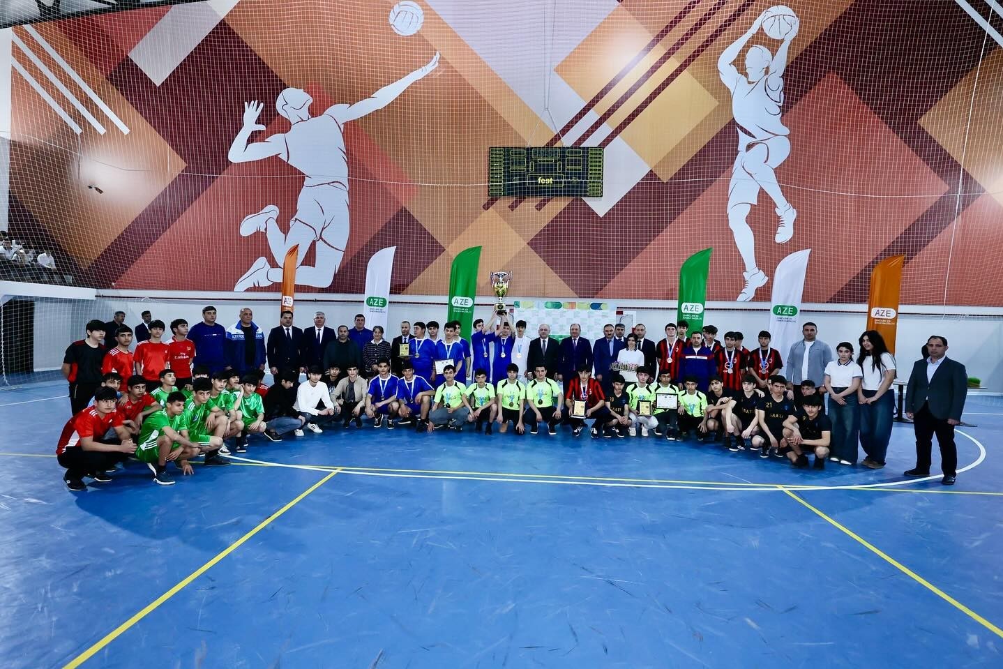 Federasiya prezidenti Beyləqanda final oyununda - FOTO