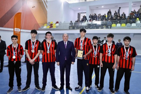 Federasiya prezidenti Beyləqanda final oyununda - FOTO