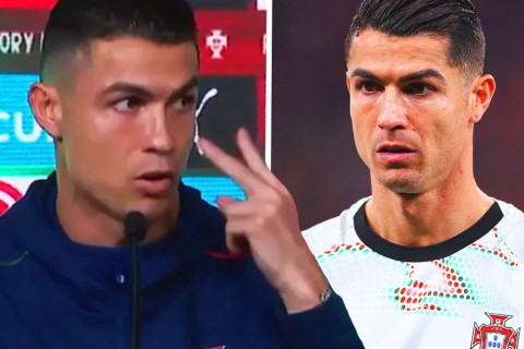 Криштиану Роналду сорвался на журналиста