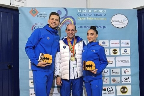 Gimnastlarımız Dünya kubokunun qalibi olublar - FOTO