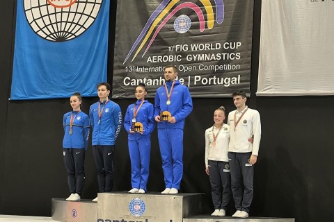 Azerbaijani gymnasts win World Cup title - PHOTO
