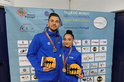 Gimnastlarımız Dünya kubokunun qalibi olublar - FOTO